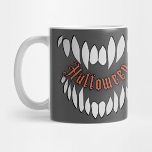 Halloween Scary Teeth Mug